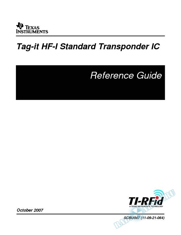 Tag-it HF-I Standard Transponder IC