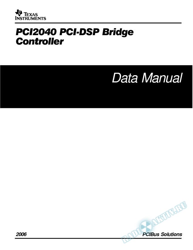 PCI-DSP Bridge Controller (Rev. A)