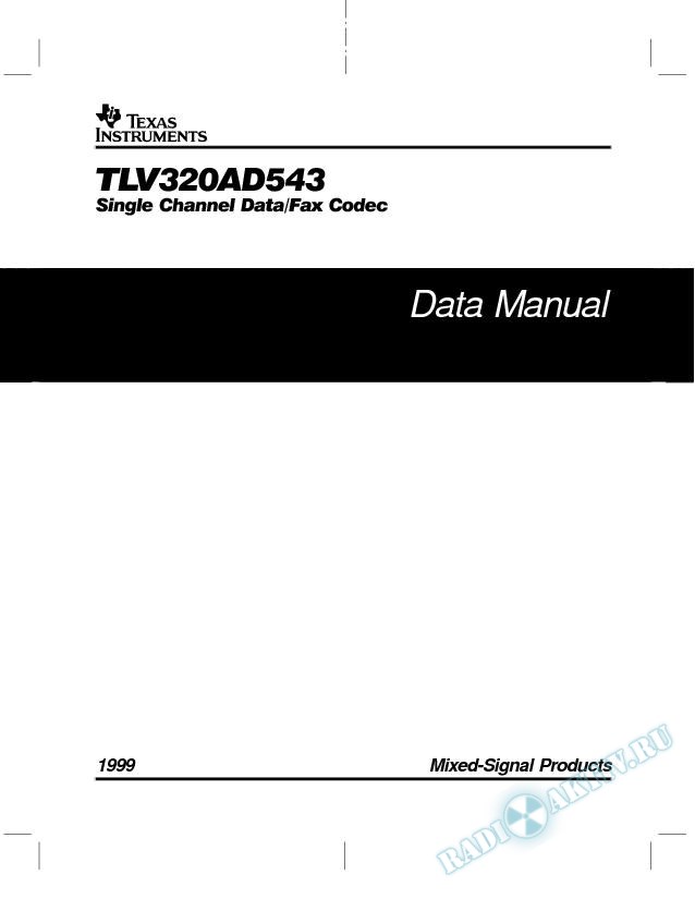 Single Channel Data/Fax Codec