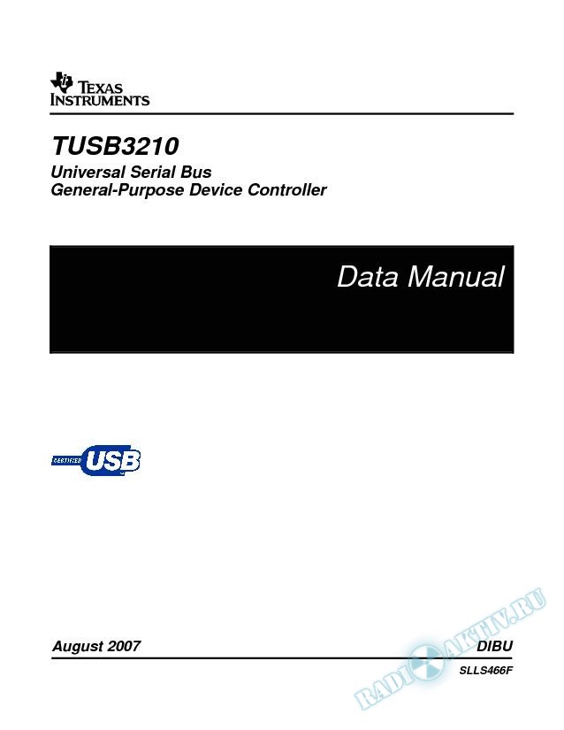 Universal Serial Bus General-Purpose Device Controller (Rev. F)