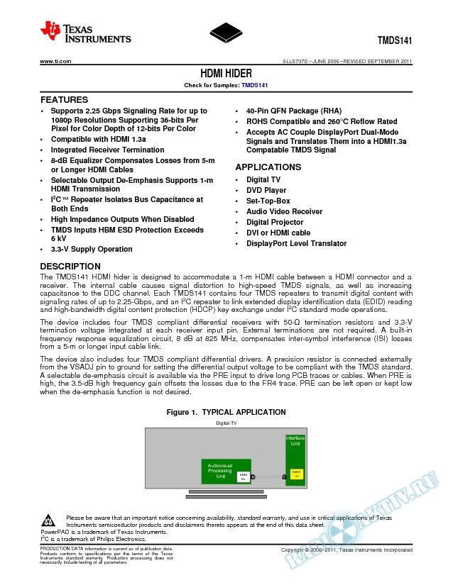 HDMI Hider. (Rev. D)