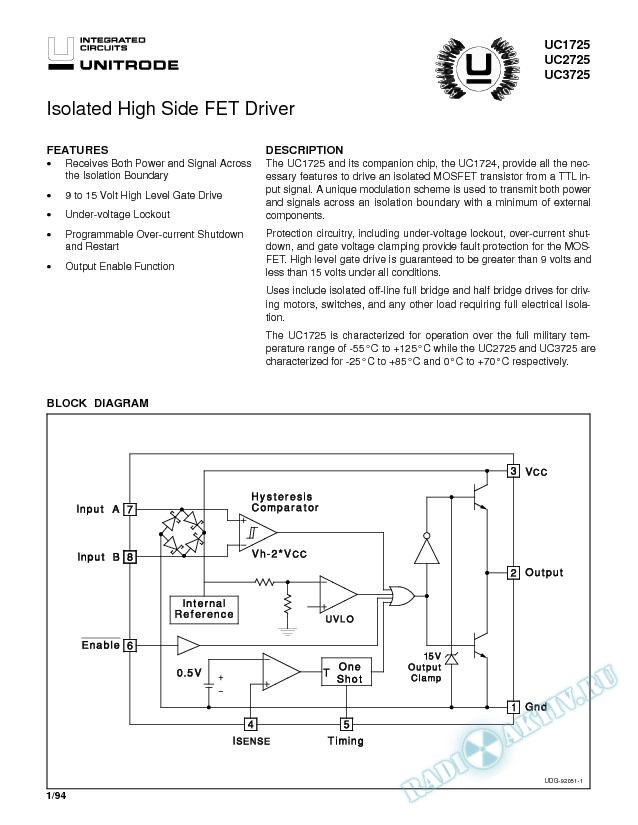 Isolated High Side FET Driver (Rev. A)