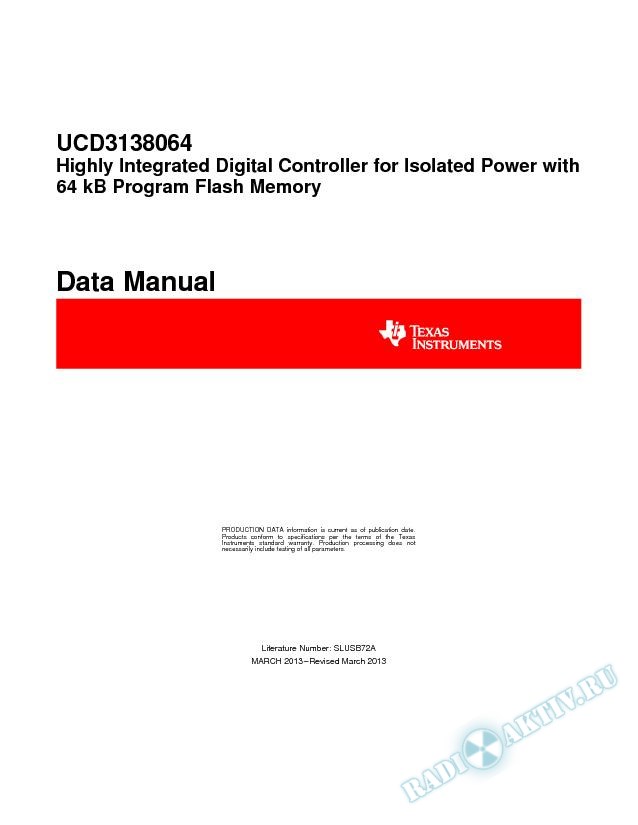 Highly-Integrated Digital Controller for Isolated Power (Rev. A)