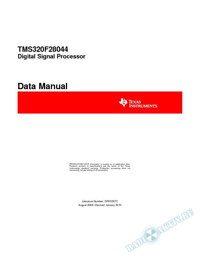 TMS320F28044 Digital Signal Processor (Rev. C)