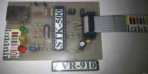 Превращаем AVR-910 в STK-500